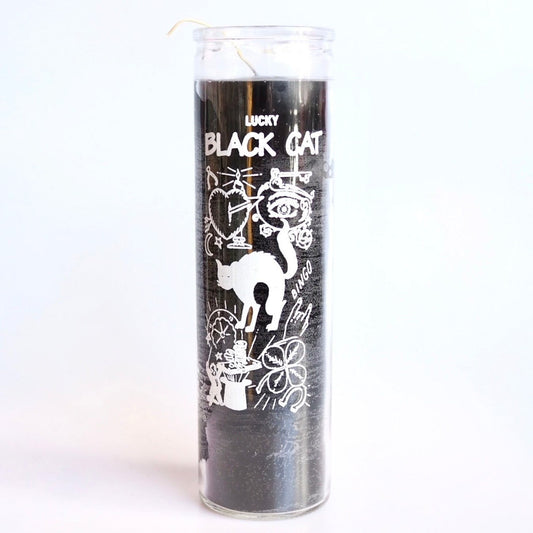 Black Cat Ritual Prayer Candle